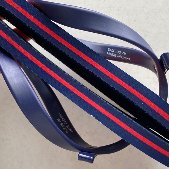 NWOT Kate Spade Navy & Dot Flip Flops - Picture 7 of 7